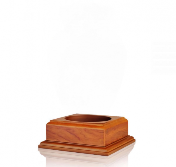 Blue Mother of Pearl Urn